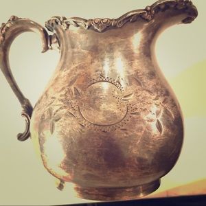 Vintage WM Rodgers Coffee Creamer QP Silver